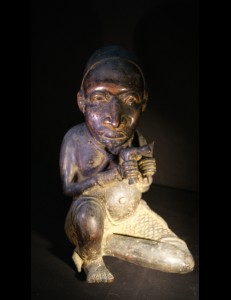 Nains de cour de l'Oba en bronze Ifé Benin