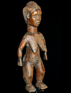 Statue maternité Baoulé Cote d'Ivoire