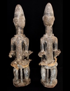 Statue couple Igbo Nigéria