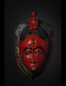 Masque Kpan du Goli-Baoulé Cote d'Ivoire