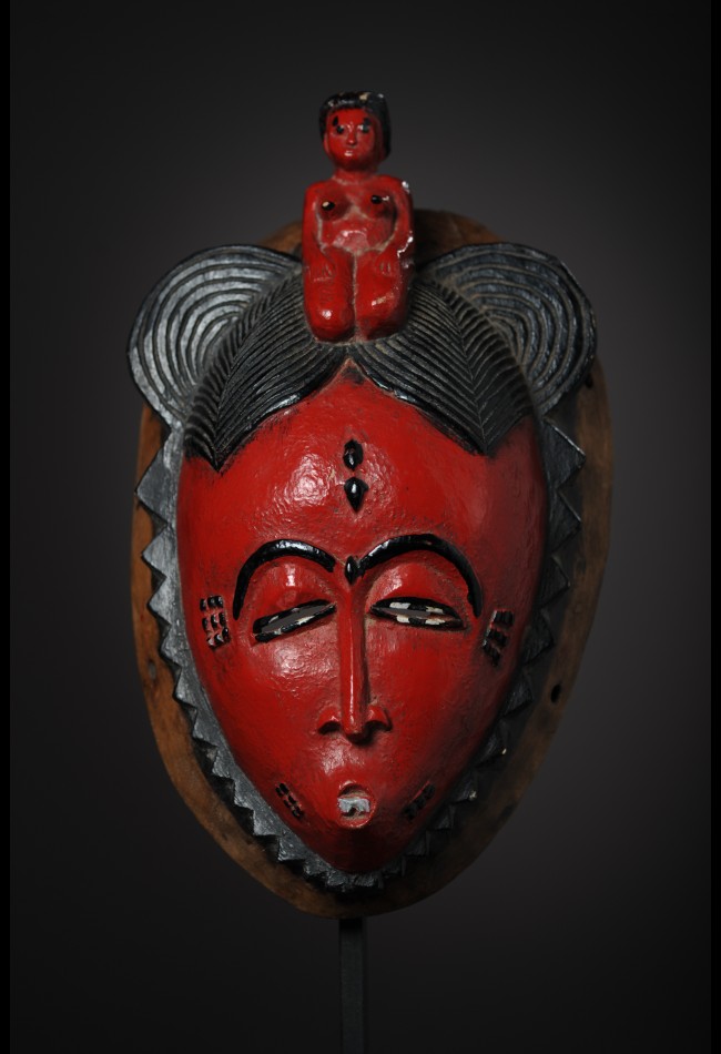 Masque Kpan du Goli-Baoulé Cote d'Ivoire