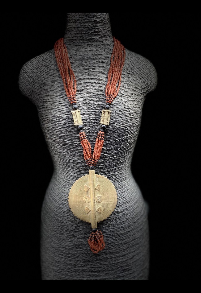 Collier africain ethnique Akan