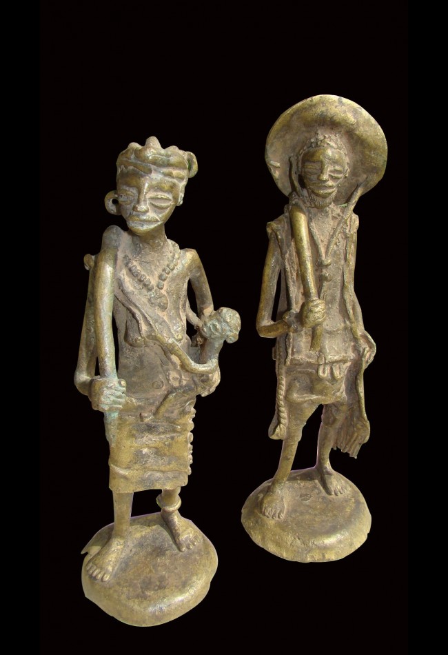 Couple MOSSI en bronze Couple MOSSI en bronze
