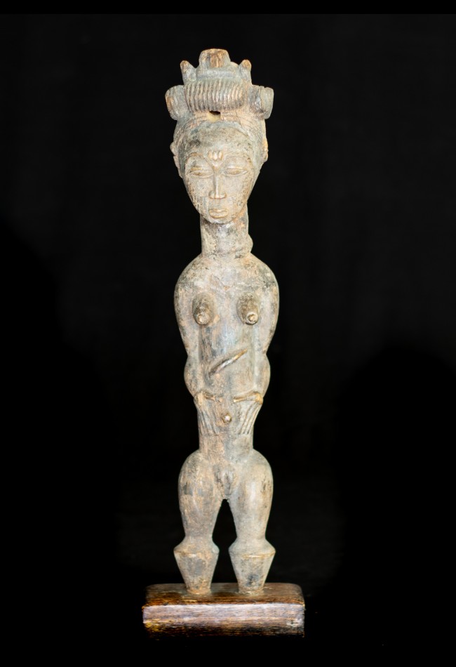 Statuette féminine Baoulé Côte d'Ivoire