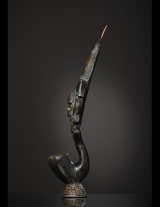 Magnifique pipe bronze Marka - Mali