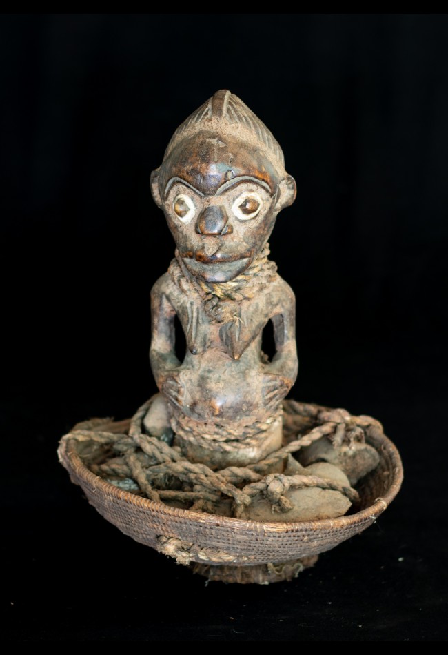 Figure gardien de reliquaire Fang Gabon Figure gardien de reliquaire Fang Gabon