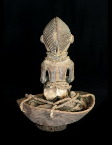 Figure gardien de reliquaire Fang Gabon
