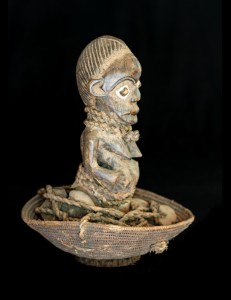 Figure gardien de reliquaire Fang Gabon