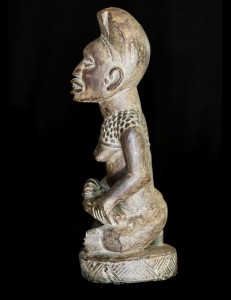 Statuette africaine maternité Mangbetu