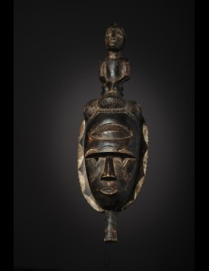 Magnifique masque Baoulé Cote d'Ivoire