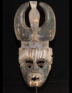 Antique masque Guéré Côte d'Ivoire
