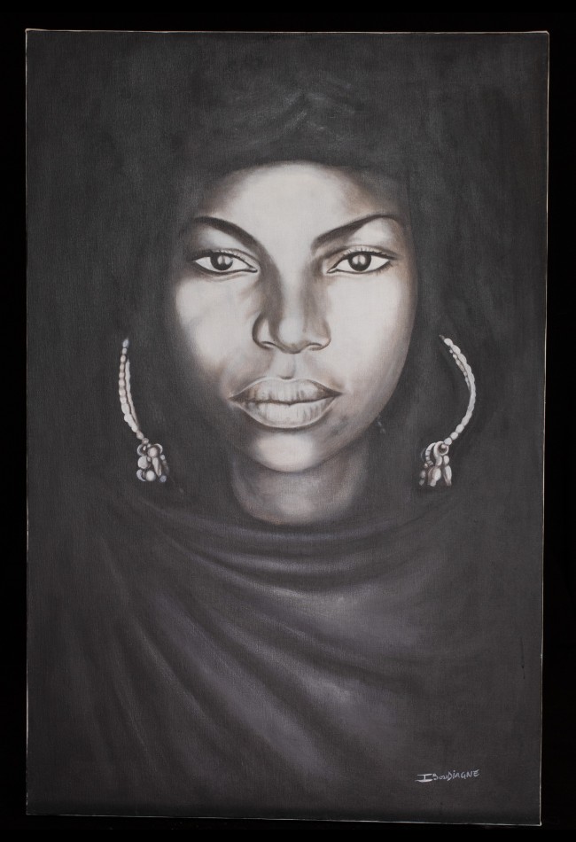 portrait de la femme noire de IBOU DIAGNE portrait de la femme noire de IBOU DIAGNE