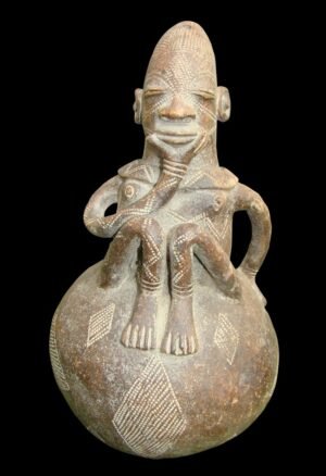 Jarre en terre cuite Mambila | Objet d’art africain